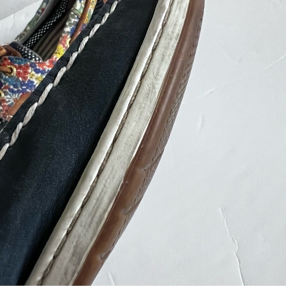 Sperry Topsider Bluefish Liberty Floral Boat Shoe Size 9.5 - Picture 2 of 12